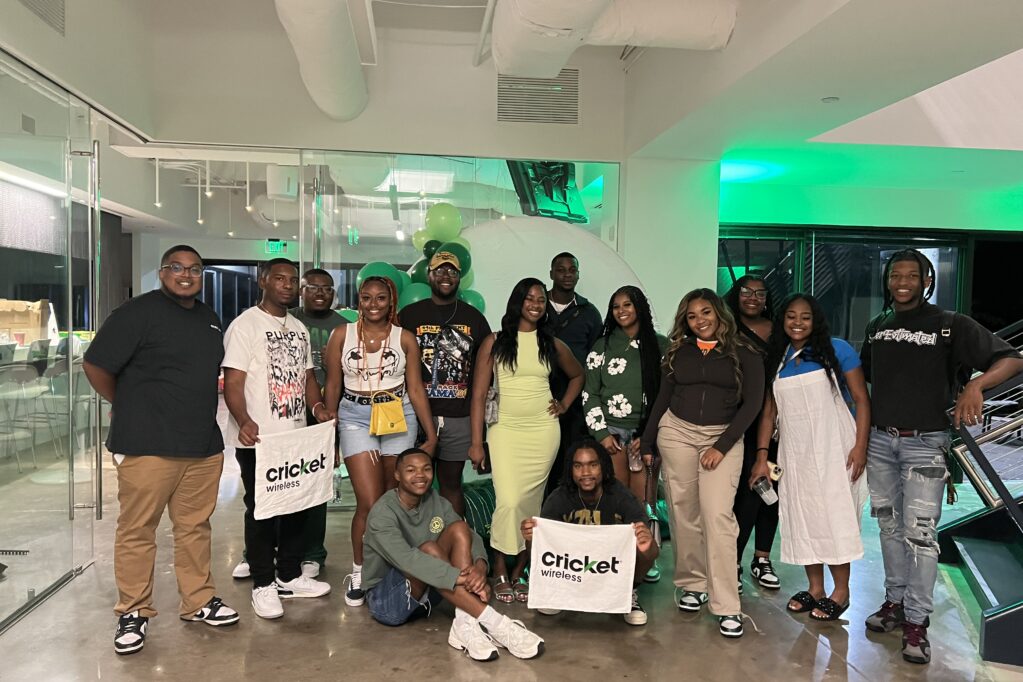 Cricket Wireless 2024–2025 HBCU Campus Ambassador Program class group photo