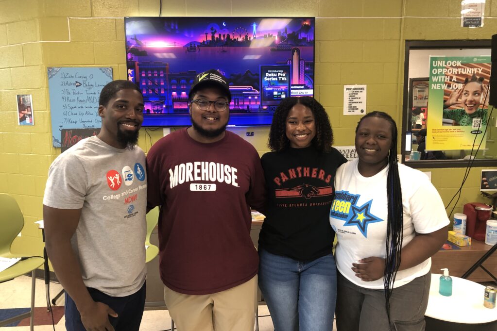 Cricket Wireless HBCU Campus Ambassador Program students representing their university at a Cricket-sponsored event