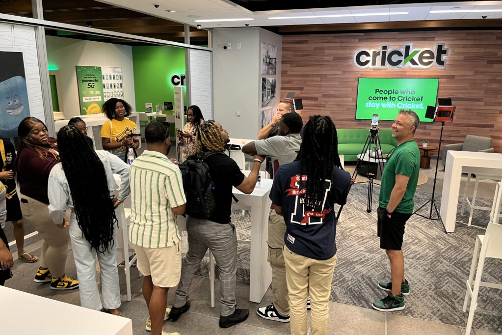Cricket Wireless HBCU sponsorship featuring students