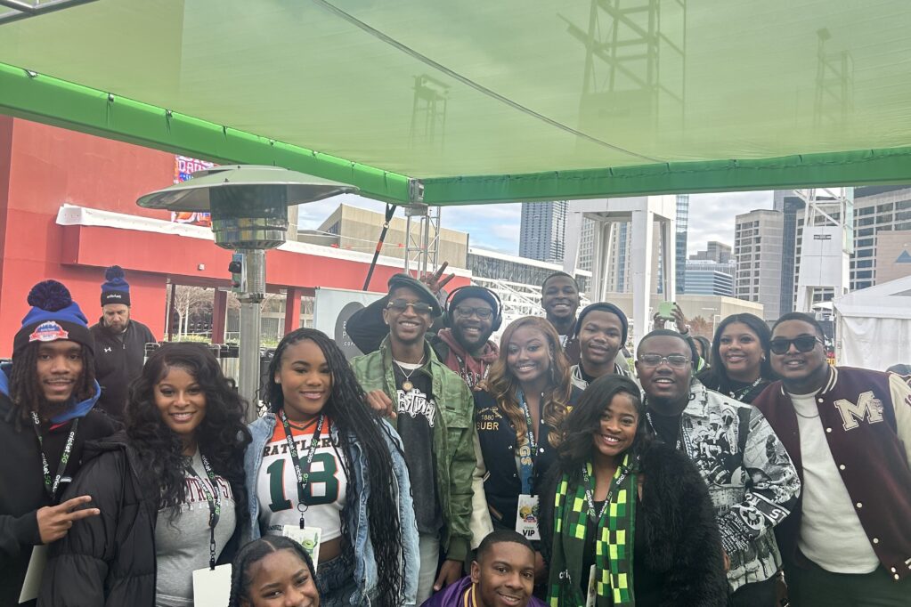 Cricket Wireless HBCU Campus Ambassador Program students at a sponsored event