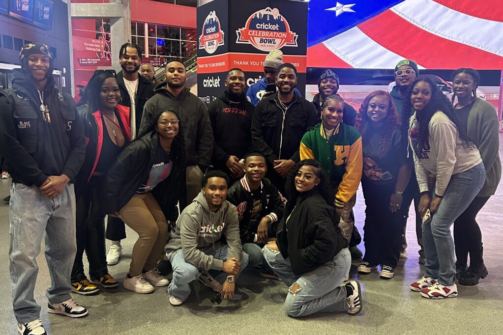 Cricket Wireless HBCU sponsorship event featuring students or athletes