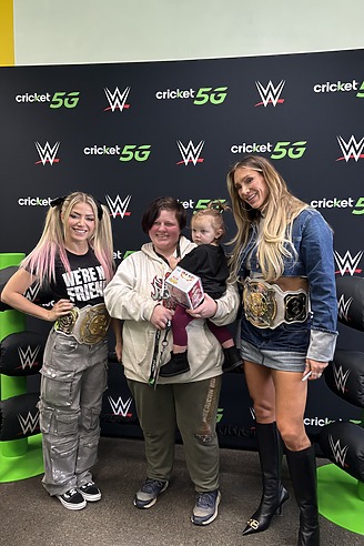 WWE Superstars with fans