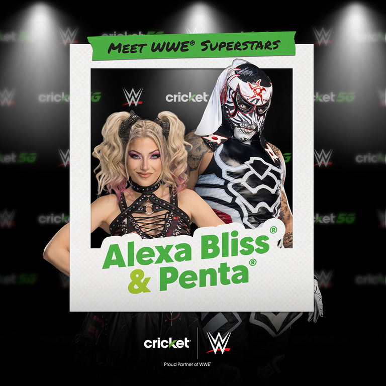 WWE Superstars Alexa and Penta Atlanta Appearance